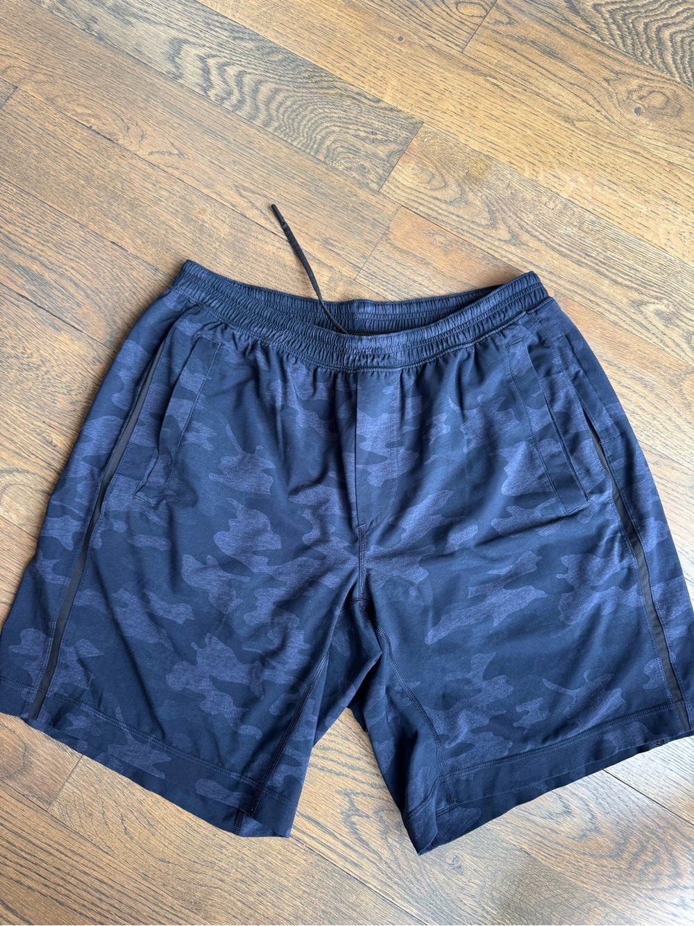 Lululemon Men's Black Camouflage Performance Shorts